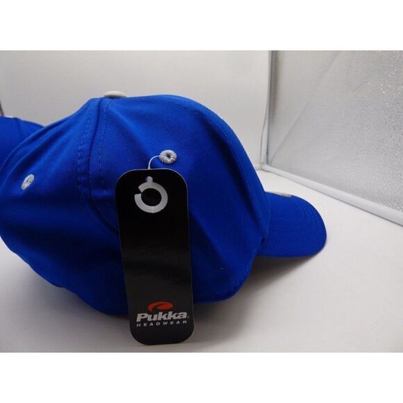 Authentic Pukka Embroidered Tee Stretch Fit Golf Cap/ Hat, Blue - Picture 6 of 11